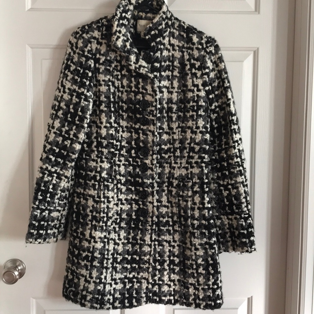 Comfy tweed coat